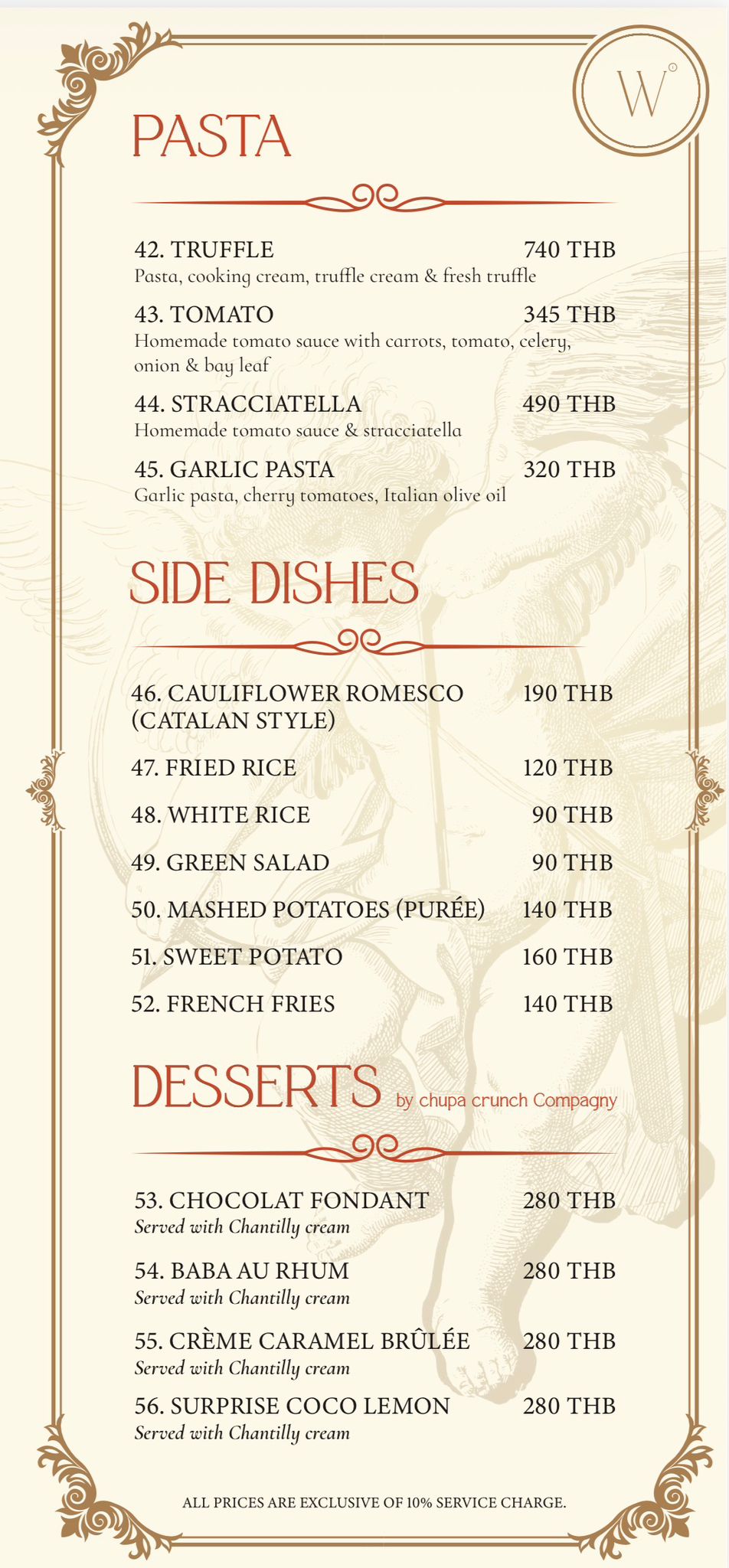 Menu · III