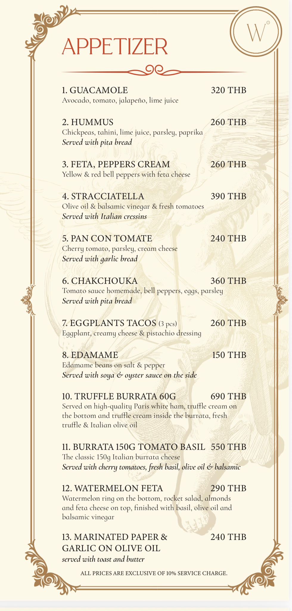 Menu · VI